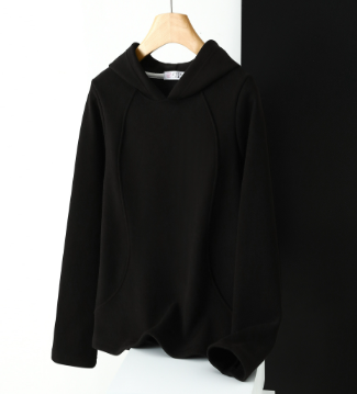 Women's Thicken Solid Plush Windbreaker Hoodie
