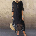 Lace Casual Long Dress for Women