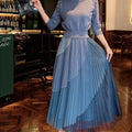 Top Panel Mesh Skirt Set
