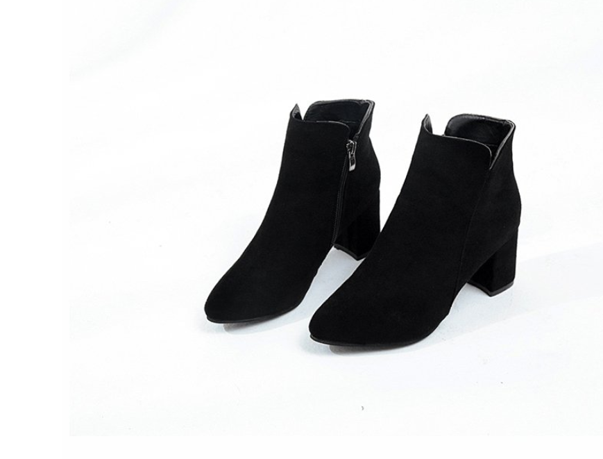 Frosted High Heel Boots for Women