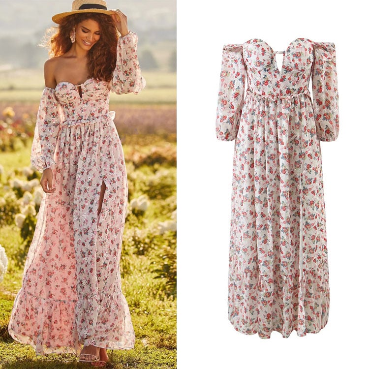 Women's Spring/Summer Side Slit Dress
