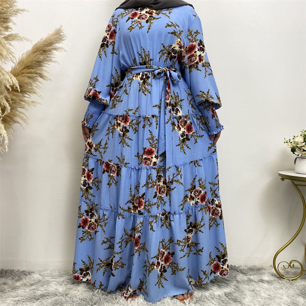 Elegant Long Skirt with Fashionable Print Design